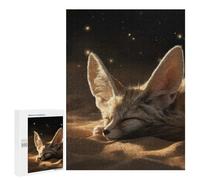 500 PCS Puzzle Per Adulti E Adolescenti Sleeping Fennec Fox in The Desert Puzzle Per Adulti: Giochi Rilassanti Che Migliorano La Memoria. Regali Unici Per Compleanno E Natale 500 PCS