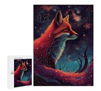 500 PCS Puzzle Per Adulti Fox Galaxy Nature Puzzle Giochi Per Famiglie Decorazione Perfetta Regali Unici E Di Compleanno 500 PCS