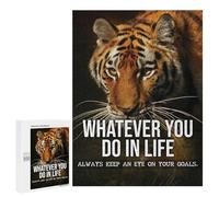 500 PCS Puzzle Per Adulti Keep Your Eye On Your Goal Puzzle Per Adolescenti Difficile Difficile Ogni Pezzo È Unico - Gioco Divertente E Stimolante Per Tutta La Famiglia 500 PCS