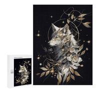 500 PCS Puzzle Per Adulti Kintsugi Art White Wolf Puzzle Antistress Per Adulti Decorazione Perfetta Difficile E Stimolante 500 PCS