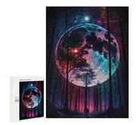 500 PCS Puzzle Per Adulti Magical Forest Moonlit Journey Puzzle Per Adolescenti Difficile Difficile Ogni Pezzo È Unico - Gioco Divertente E Stimolante Per Tutta La Famiglia 500 PCS