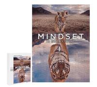 500 PCS Puzzle Per Adulti Mindset Is Everything Puzzle Per Adolescenti, Passatempo Per Le Vacanze A Casa, Impegnativi Da Completare, Gioco Educativo Per Famiglie 500 PCS