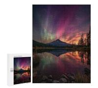 500 PCS Puzzle Per Adulti Mirrored Aurora Borealis Beauty Puzzle Per Adolescenti Difficile Difficile Ogni Pezzo È Unico - Gioco Divertente E Stimolante Per Tutta La Famiglia 500 PCS