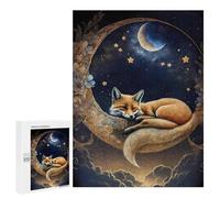 500 PCS Puzzle Per Adulti Moonlit Fox Dreams Puzzle Antistress Per Adulti Decorazione Perfetta Difficile E Stimolante 500 PCS