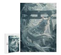 500 PCS Puzzle Per Adulti Mystic Kitsune Gateway Puzzle Per Adolescenti Migliora La Memoria Ogni Pezzo È Unico - Giocattoli Educativi Per L'apprendimento 500 PCS