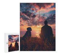 500 PCS Puzzle Per Adulti Puzzle A Man With Dog In Mind Puzzle Per Adulti Gioco Rompicapo Corsa Di Velocità Gioco Impegnativo Regali 500 PCS