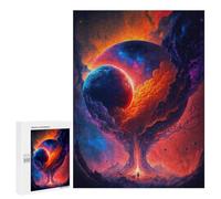 500 PCS Puzzle Per Adulti Puzzle Galactic Heart Cosmic Romance Puzzle Per Adulti Per Divertimento in Famiglia Per Compleanno, Natale Gioco Sfida Unico 500 PCS