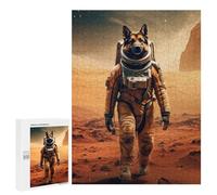 500 PCS Puzzle Per Adulti Puzzle German Shepherd Mars Puzzle Per Adulti Gioco Rompicapo Decorazione Murale Divertimento A Casa Attività, 500 PCS