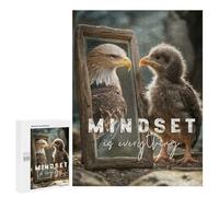 500 PCS Puzzle Per Adulti, Regali Mindset Is Everything Puzzle Per Adulti, Giochi Rilassanti, Decorazione Per La Casa, Regalo Di Compleanno, Regali, 500 PCS