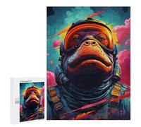 500 PCS Puzzle Per Adulti Space Frog Adventure Puzzle Per Adolescenti Migliora La Memoria Ogni Pezzo È Unico - Giocattoli Educativi Per L'apprendimento 500 PCS