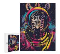 500 PCS Puzzle Per Adulti Zebra Astronaut Space Adventure Puzzle Per Adolescenti Difficile Difficile Ogni Pezzo È Unico - Gioco Divertente E Stimolante Per Tutta La Famiglia 500 PCS