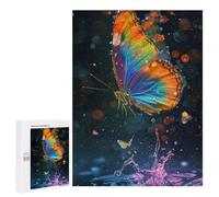 500 PCS Puzzle - Rainbow Butterfly Splash Puzzle Per Adolescenti Attività Per Famiglie Per Compleanno, Natale Regali Unici Di Compleanno 500 PCS