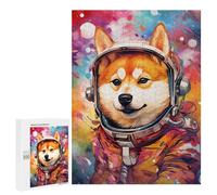 500 PCS Puzzle Space Dog Adventure -129 Puzzle Per Adolescenti Corsa Di Velocità Manuale Lista Dei Desideri Con Babbo Natale Giocattoli Giochi Educativi 500 PCS