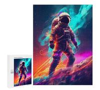 500 PCS Puzzle Space Flames Astronaut Puzzle Per Adulti Giocattoli Antistress Vacanza A Casa Ammazza Il Tempo Offerta Come Regalo Per Tutta La Famiglia 500 PCS