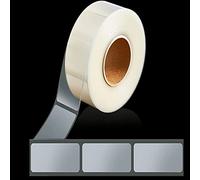 500 pellicole protettive trasparenti per etichette, impermeabili e trasparenti, per proteggere codici a barre, libri, numeri, ufficio, supermercato (3.15 × 1.2 cm)