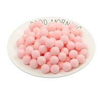 500 Pezzi 15mm Pompon Passamaneria Pompon Cotone Pompom Palla Mini Ponpon Palline Decor Pom Pon Natalizi Pom Pom Colorati Piccoli Pon Pon Feltro Pompon per Fai da Te (19_ Rosa coreano)