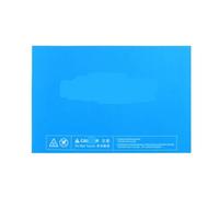 500 pezzi 232x154mm for Flashforge Creator Pro/for Dreamer Stampante 3D Nastro adesivo for letto riscaldato blu Nastro for piastra di costruzione distintivo