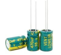 500 pezzi 4,7UF 47UF 100UF 220UF 470UF 1000UF 400V 100V 50V 35V 25V 16V 10V 6,3V 8 * 12MM(47UF 100V)