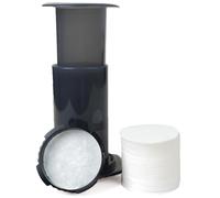 500 Pezzi AeroPress Filtri,Rotondi & 64mm,Robusti & Resistenti,Filtri di Carta usa e Getta per Macchine da Caffè Aero Press