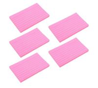 500 Pezzi Blocco Note Adesivo Rosa con Righe, Carta Opaca | Tear Off Facile, senza Residui, Superficie Antisbavatura, per Ufficio e Lezioni in Aula