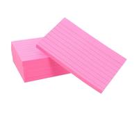 500 Pezzi Blocco Note Adesivo Rosa in Carta per Studenti, Uso Quotidiano | Scrittura a Righe, Superficie Opaca senza Sbavature, Si Stacca Facilmente, per Monitor e Quaderni