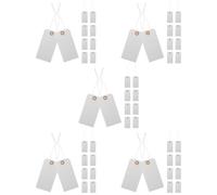 500 Pezzi Cartellini per Abbigliamento in Carta con Filo | Minimalisti e Resistenti, per Accessori e Articoli Fatti a Mano, Gestione Inventario, Marchi Privati