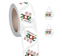 500 pezzi Cartoon Natale per etichette adesivi artigianato cancelleria adesivo sigillante carta da forno decalcomanie etichetta casa D pacchetto adesivi carino