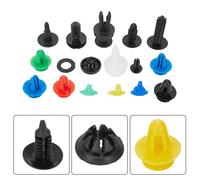 500 pezzi clip di fissaggio auto miste paraurti parafango bordo plastica rivetto