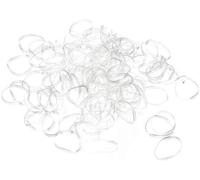 500 Pezzi di Anello Elastico Trasparente per Capelli da Donna in TPU Hairband Girl Ponytail Hairstyling Hair Rope Convenient And Attractive