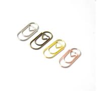 500 pezzi di fermagli for carta in metallo a forma cuore, oro rosa, mini segnalibro, biglietti, foto, clip patchwork, forniture for ufficio Per Scuole E Uffici(Mix-A)