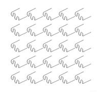 500 pezzi di graffette in acciaio per macchine di riparazione plastica e applicazioni di cucitrice a caldo in per la riparazione di lamiere su zinco alluminio (chiodi di saldatura tipo 0,6 mm)