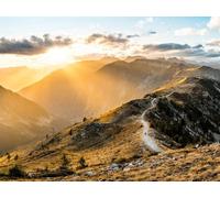 500 Pezzi di Puzzle per Il Regalo di Giocattoli Educativi per Adolescenti - Montagne alba sentiero 52x38cm