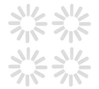 500 pezzi di tappi terminali per grucce: foro interno da 0,16 pollici/4 mm,