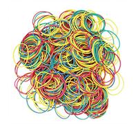 500 pezzi elastici colorati in gomma anelli di gomma grandi elastici misti elastici elastici elastici per la casa, il lavoro, l'ufficio