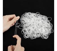 500 Pezzi Elastici per Capelli Piccoli Elastici Capelli Elastici Trasparenti Elastici per Criniera Ispessiti Ingranditi Cavallo per Bambini Ragazze e Donne Acconciature Fai da te