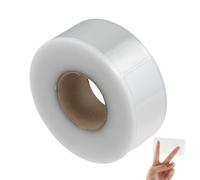 500 Pezzi Etichette Adesive Rotonde, Protezione per Etichette, Etichette Trasparenti Rettangolari, Pellicole Protettive Trasparenti per Libri di Classe, Scuola, Biblioteca (Square 30 * 80mm)