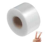 500 Pezzi Etichette Adesive Rotonde, Protezione per Etichette, Etichette Trasparenti Rettangolari, Pellicole Protettive Trasparenti per Libri di Classe, Scuola, Biblioteca (Square 52 * 103mm)