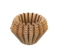 500 pezzi Filtri for caffè in carta for filtro a goccia, tipo a, for fatto a mano, in polpa di legno, a, ondulato, ciotola for torta origami Per Macchine Pour-Over(Brown,M)