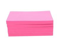 500 Pezzi Foglietti Adesivi Rosa con Indice, Blocco Note A4 | Carta Opaca con Adesivo Riutilizzabile, Superficie Anti Sbavature, per Lezioni in Aula e Pianificazione