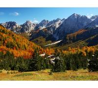 500 Pezzi Jigsaw Puzzle,Adatto per la Decorazione di Natale - Montagne pendio valle 52x38cm