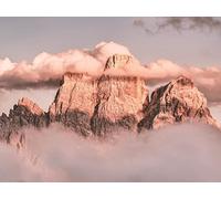 500 Pezzi Jigsaw Puzzle,Adatto per la Decorazione di Natale - Nuvole di montagna dolomiti 52x38cm