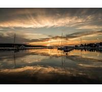 500 Pezzi Jigsaw Puzzle for Adults & for Kids Age 14 Years Up - Barche da molo yacht 52x38cm