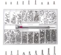 500 Pezzi Kit Di Strumenti Di Riparazione Micro Viti, M1.2 M1.4 M2 Di Ricambio p