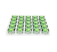 500 pezzi/lotto APC UPC OM3 OM4 adattatore connettore adattatore in fibra ottica in plastica(APC)