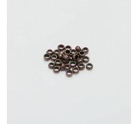 500 pezzi/lotto perline a crimpare con estremità a sfera in rame argento oro diametro 1,5-3,0 mm perline distanziatrici di stopper per accessori per la creazione di gioielli fai da te - rame rosso -