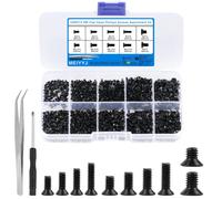 500 Pezzi M2 M2.5 M3 Viti a Macchina a Testa Svasata, Kit Assortimento Di Viti P