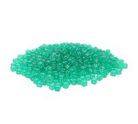 500 Pezzi Mini Dadi Trasparenti Verdi in Plastica, Sei Facce | Superficie Chiara con Punti Visibili, Bordo Rifinito, per Insegnanti, Adulti, Feste e Sostituzioni Rapide