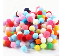 500 Pezzi Mini Pompon Colorati Elastici, 10mm Pom Pom Per Fai Da Te Artigianato E Decorazioni Creative, Palline Morbide In Fibra Per Bambini, Scuola, Natale, Pasqua E Progetti DIY