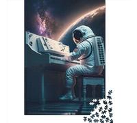 500 pezzi Piano nello spazio 1 puzzle quadrati creativi per adulti e puzzle in legno gioco impegnativo 500 pezzi (52x38 cm)