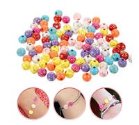 500 pezzi piccoli distanziali rotondi perline per perle acriliche per perle che